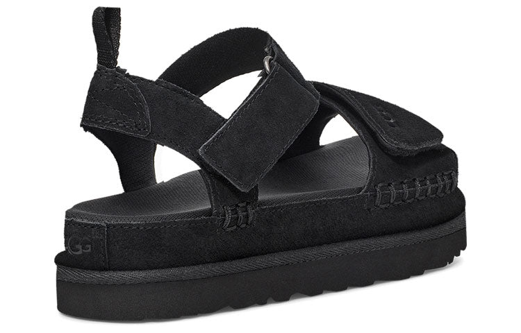 (WMNS) UGG Goldenstar Sandals Black 1117954-BLKS