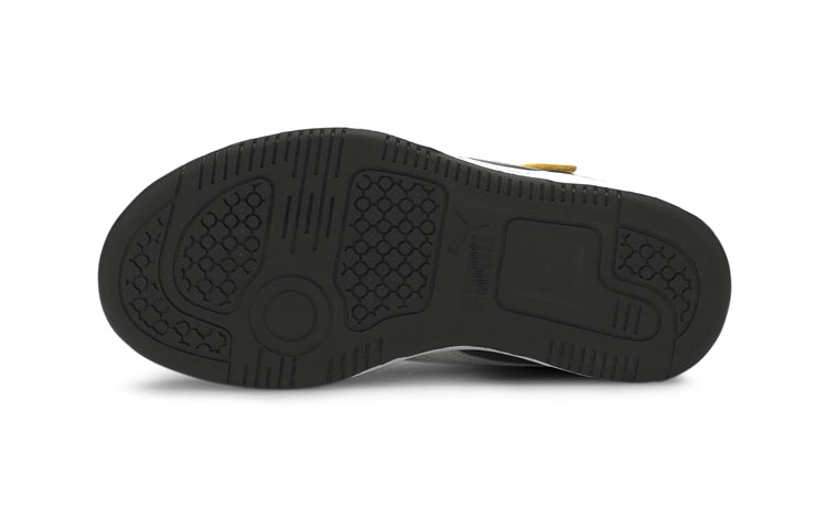 (PS) PUMA Rebound Lay-Up SL Leisure Board Shoes Black/Yellow 370488-12