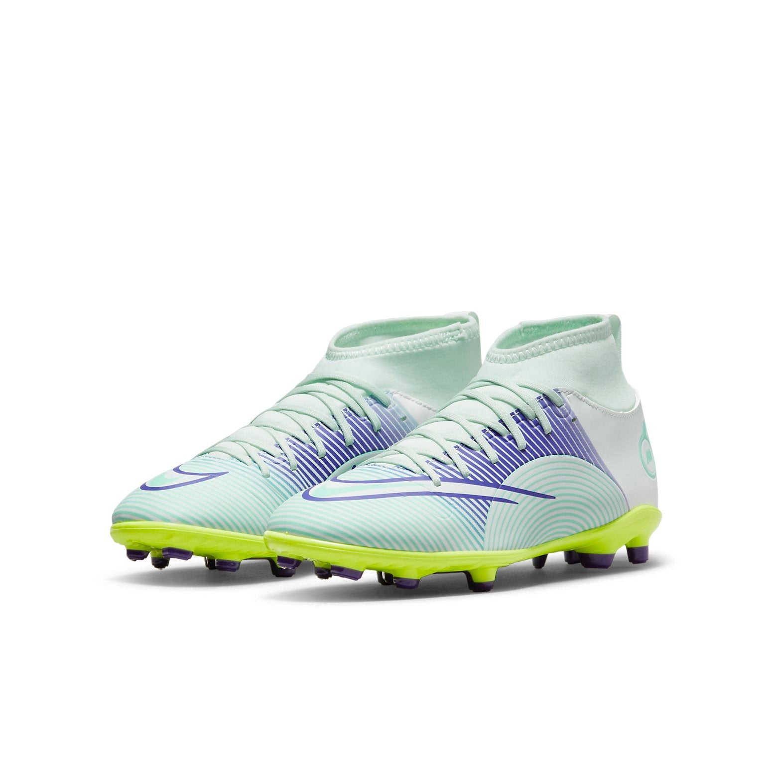 (GS) Nike Mercurial Superfly 8 Club FG MG 'Dream Speed - Barely Green Electro Purple' DN3770-375