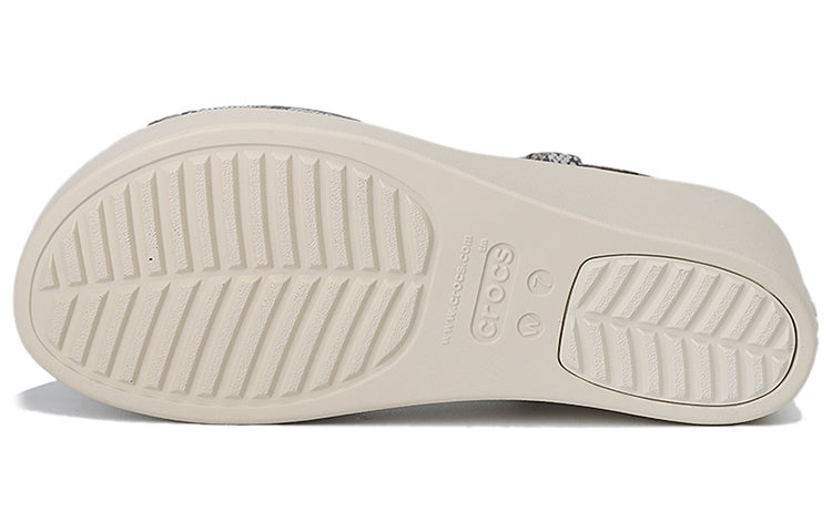 (WMNS) Crocs Brooklyn Thick Sole Gray Sandals 'Gray' 206222-93T