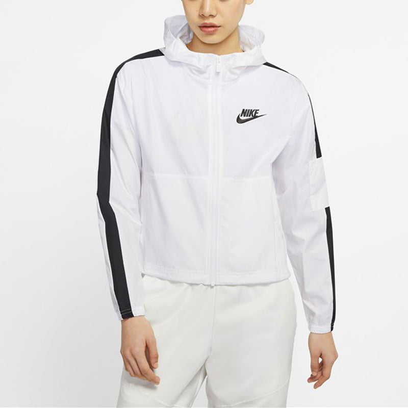 (WMNS) Nike Sportswear Sun Protection Hooded Jacket White CJ7345-100