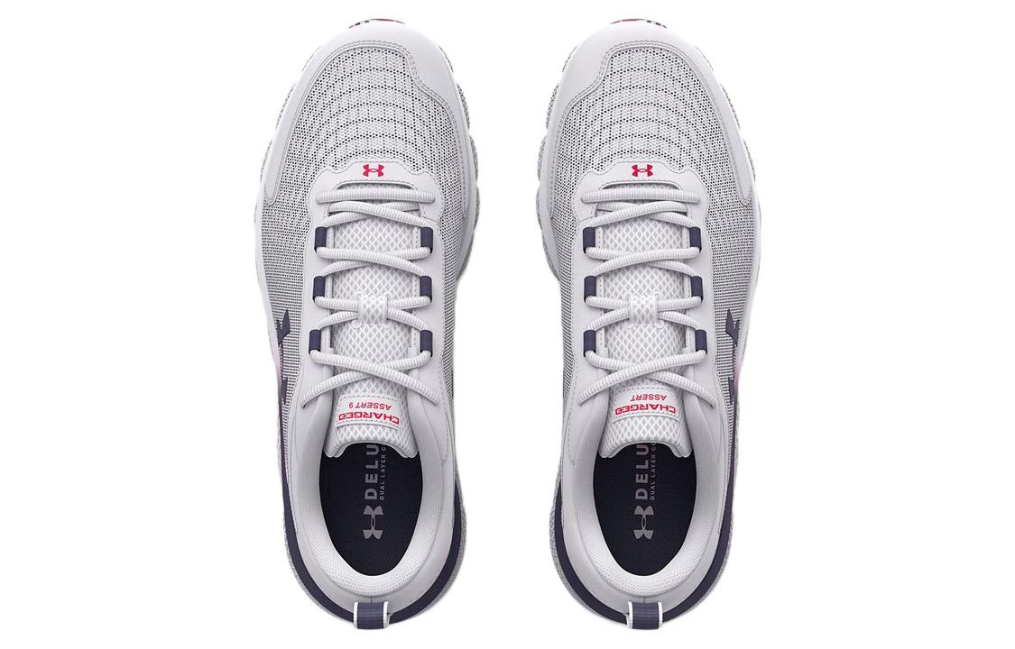 Under Armour Charged Assert 9 Running Shoes 'White Blue' 3026743-100