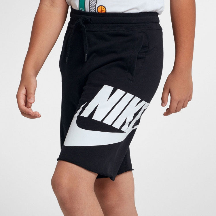 (PS) Nike Sportswear Fleece Shorts 'Black Wihte' AT3070-010