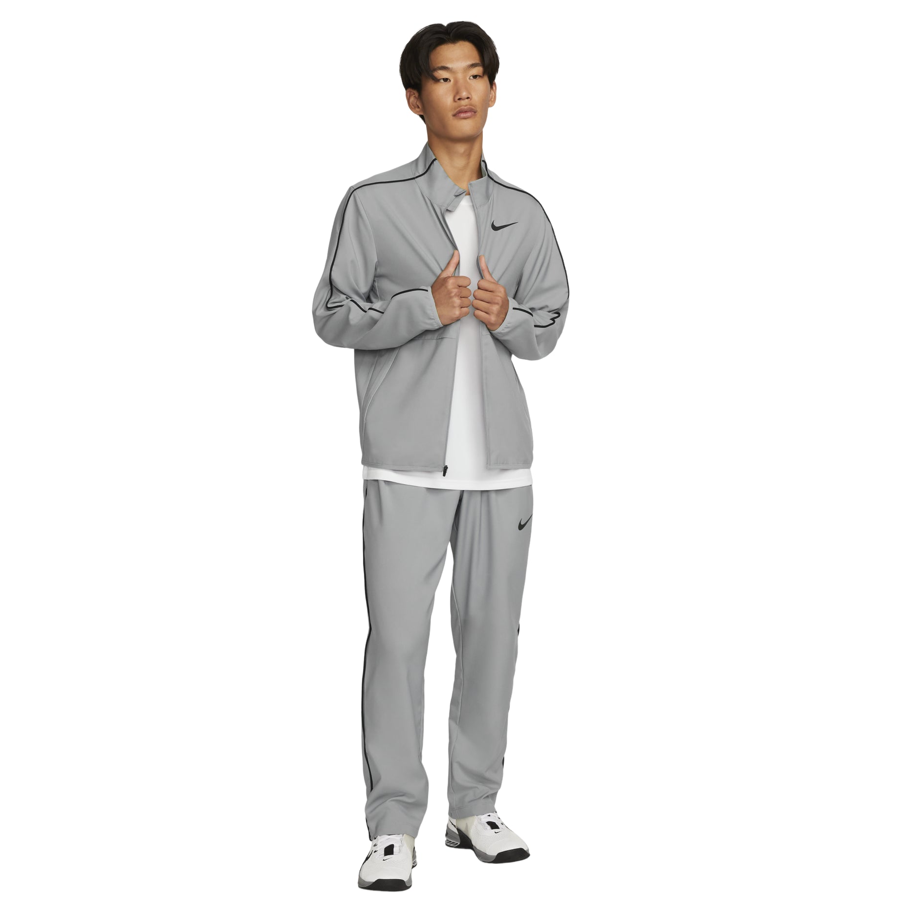 Nike Dri-Fit Team Woven Jacket 'Grey' DM6620-073