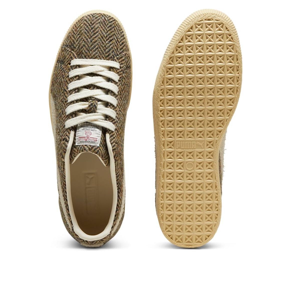 PUMA Clyde 'Harris Tweed Chamomile Sugared Almond' 398512-01