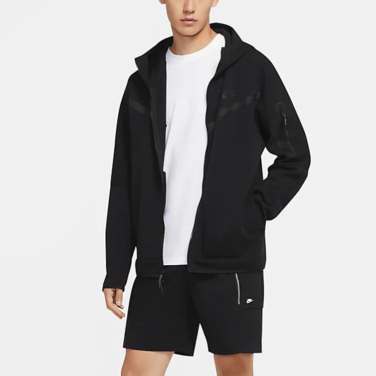 Nike Sportswear NSW Tech Fleece Zipper Jacket Asia Sizing 'Black' CU4490-010