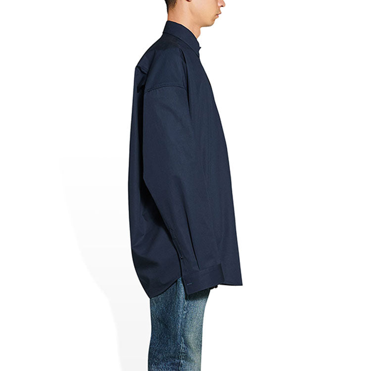 Balenciaga Cocoon Shirt 'Navy Blue' 725367TNM158065