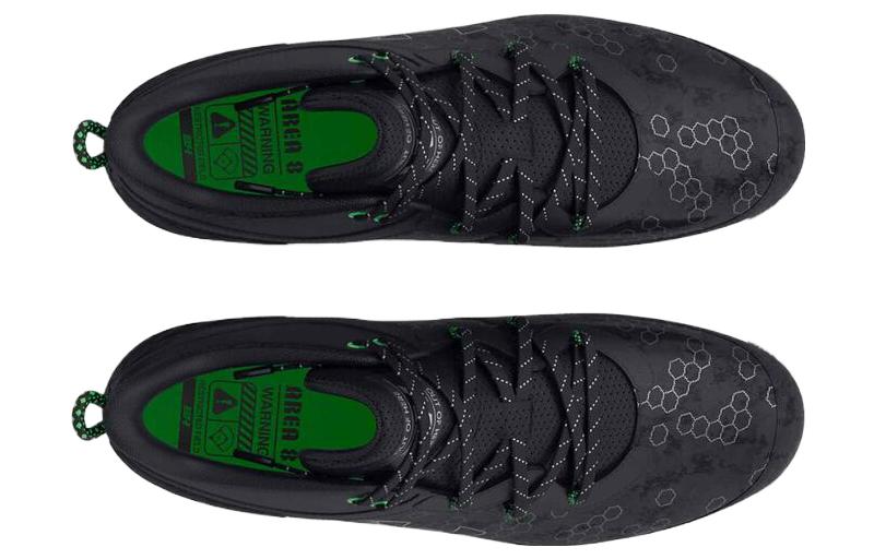 Under Armour Harper 8 Mid RM Baseball Shoes 'Black' 3026592-001