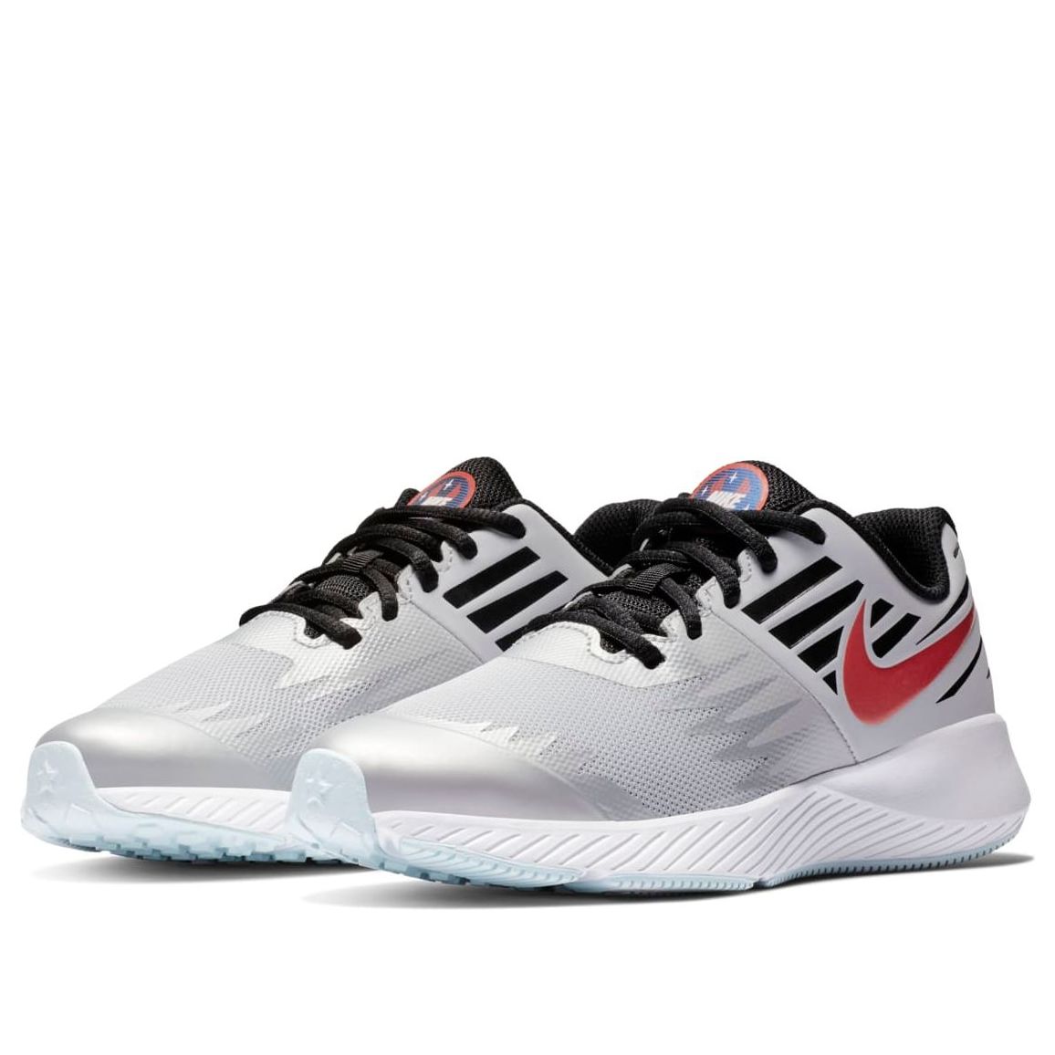 (GS) Nike Star Runner SD 'Grey Black Orange' AR0200-001