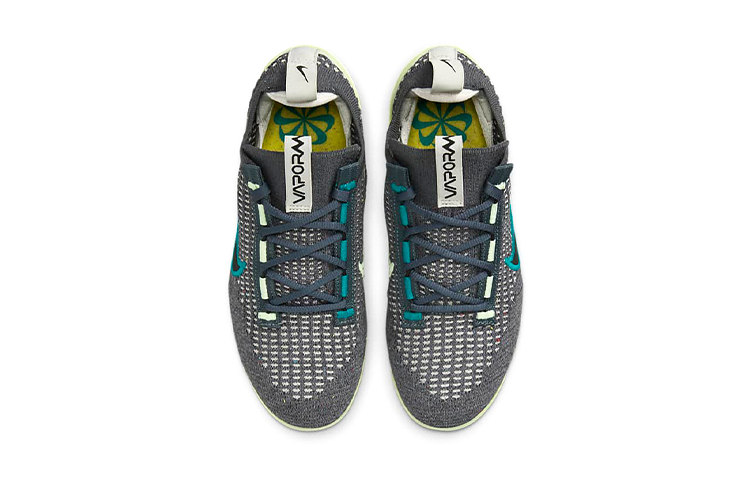 (GS) Nike Air VaporMax 2021 Flyknit 'Dark Grey Barely Volt' DB1550-009