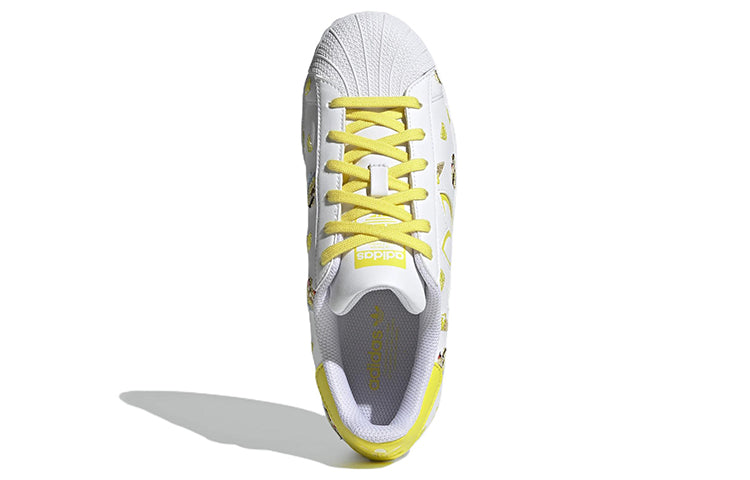 (WMNS) adidas Originals Superstar 'White Yellow' H05672