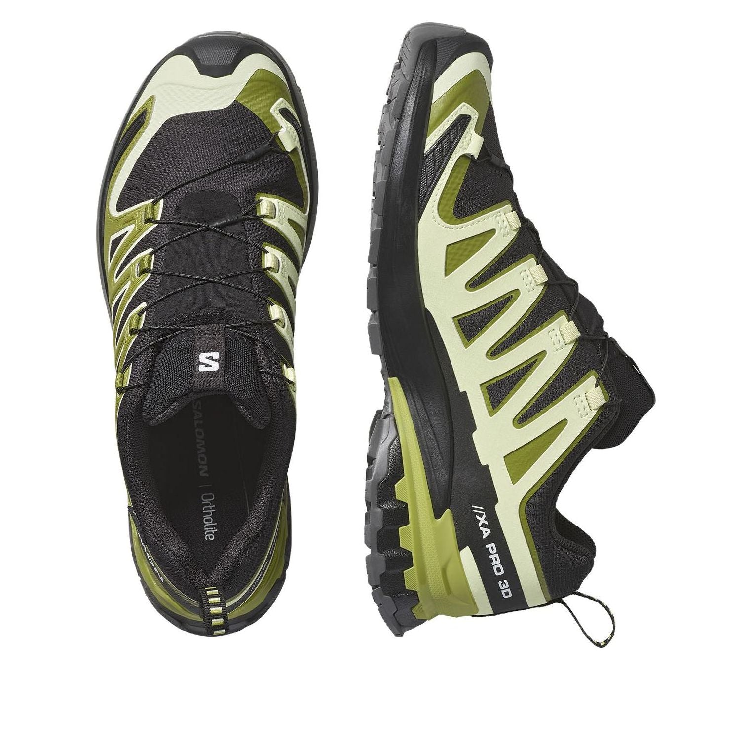 SALOMON XA Pro 3D V9 'Black Lime Cream Dark Citron' 477419