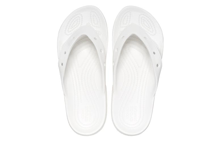 Crocs Classic Crocs Flip Casual Flip-Flops Unisex White 207713-100