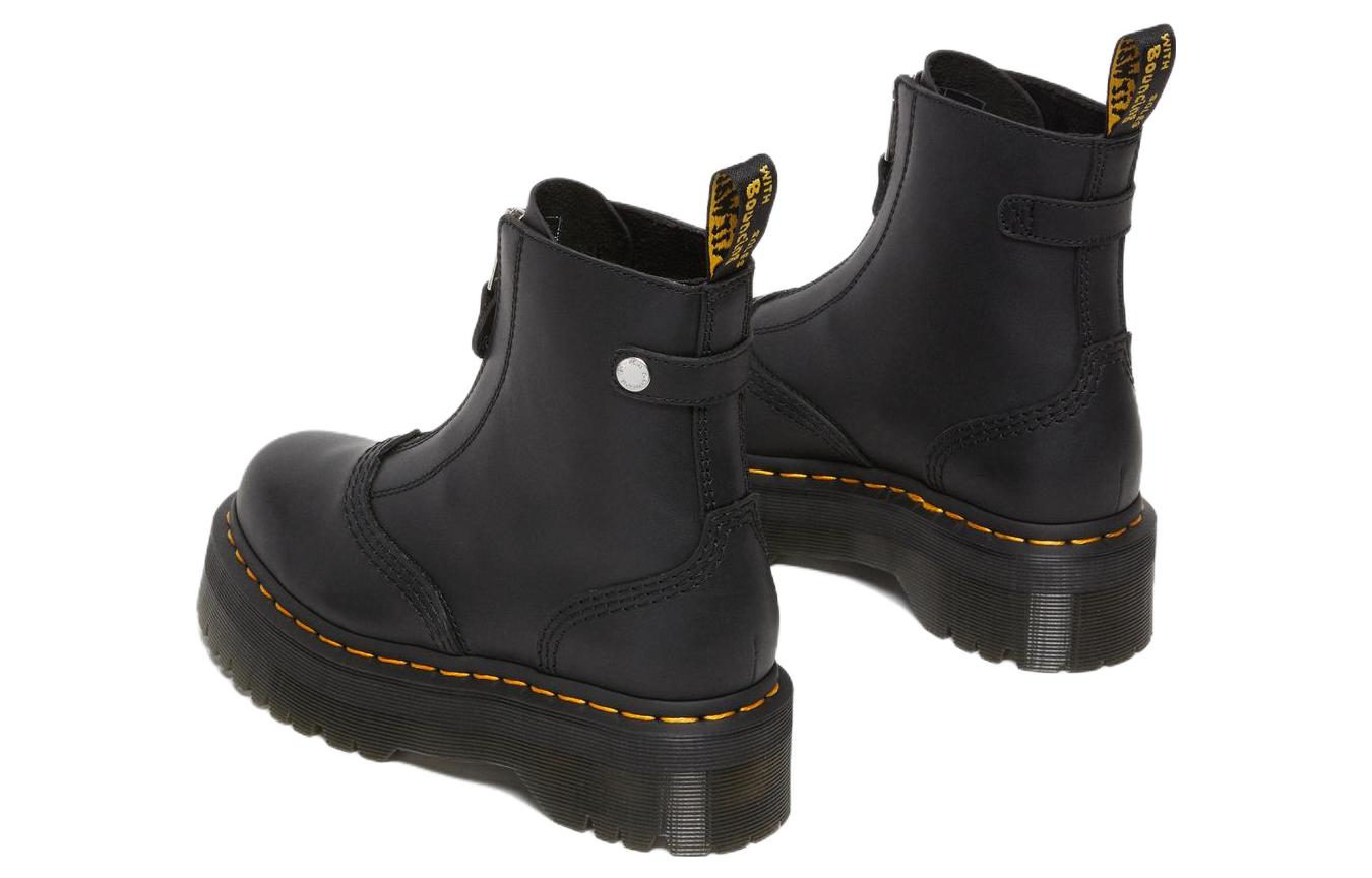 (WMNS) Dr. Martens Jetta Platform Boots 'Black' 27656001