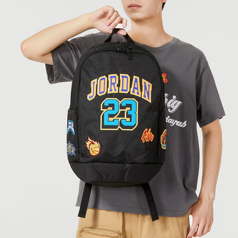 Air Jordan Patch Backpack 'Black' JD2333051AD-001