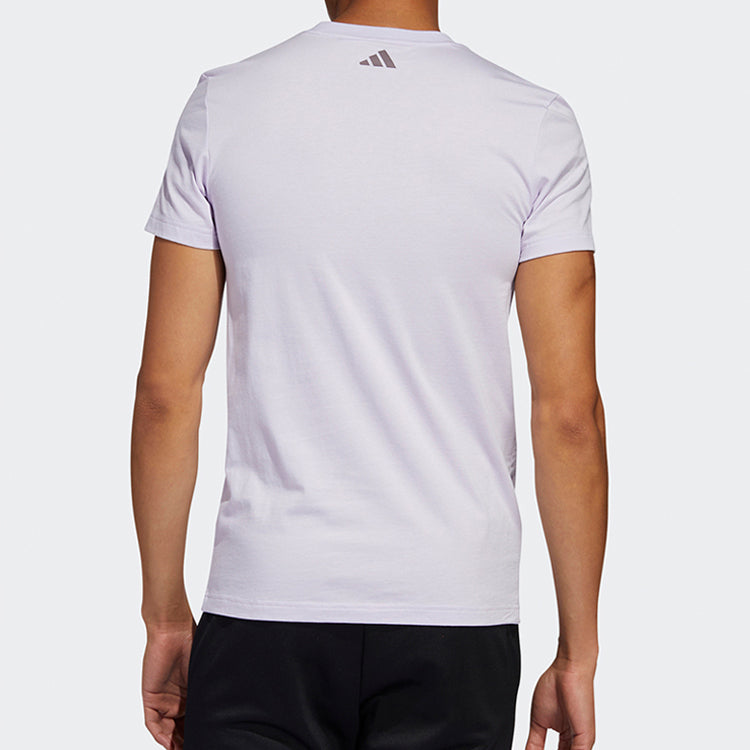 adidas Sports Stylish Short Sleeve Purple FT2827