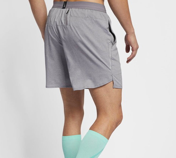 Men's Nike Flex Stride 7 Running Gray Shorts AJ7780-056