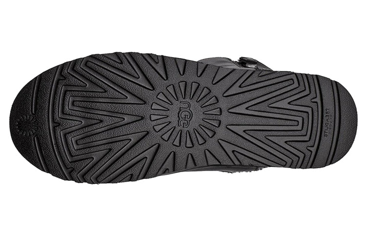 (WMNS) UGG Classic Zip Short 1113591-BLK