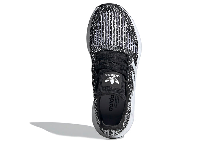 (GS) adidas Swift Run J 'Black White' EF5938