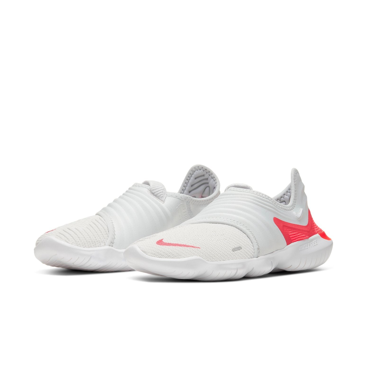 (WMNS) Nike Free RN Flyknit 3.0 'White Red' AQ5708-009