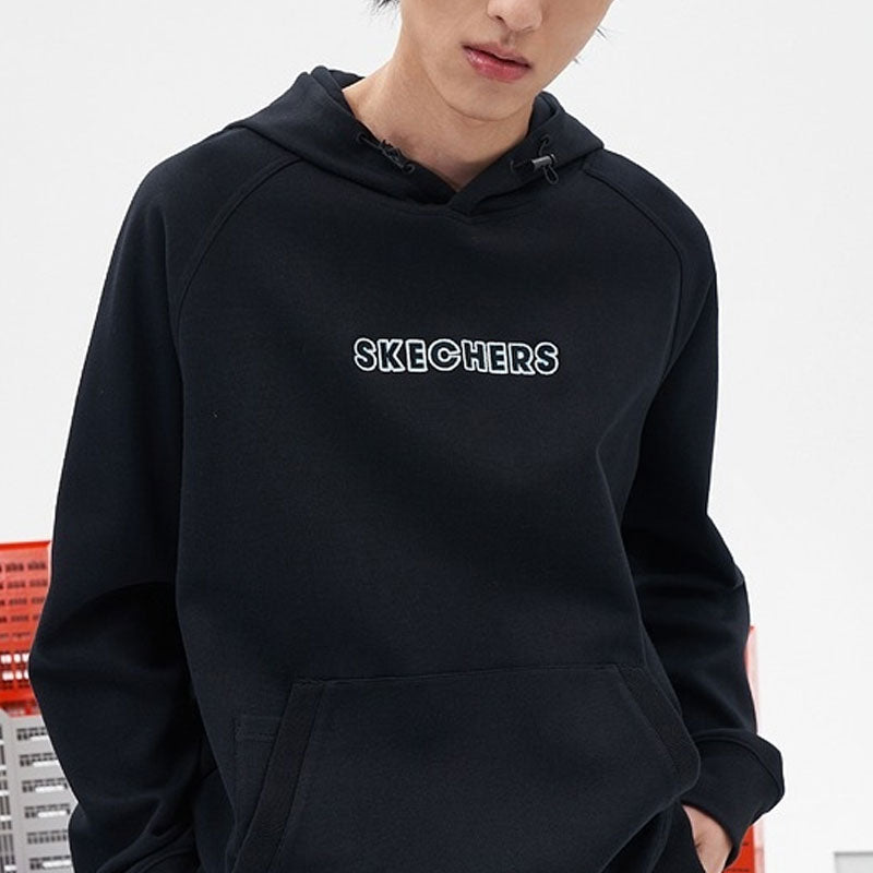 Skechers Graphic Hoodies 'Black White Blue' L121U100-002K