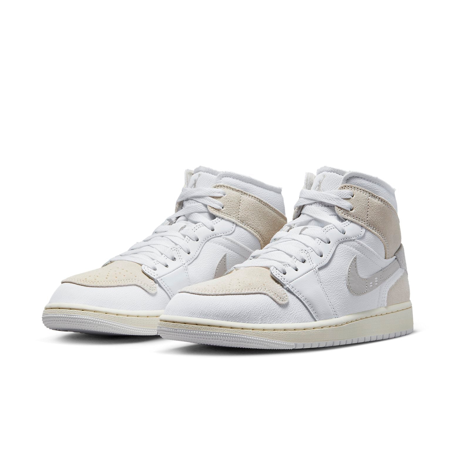 Air Jordan 1 Mid SE Craft 'Inside Out White Grey' DM9652-120