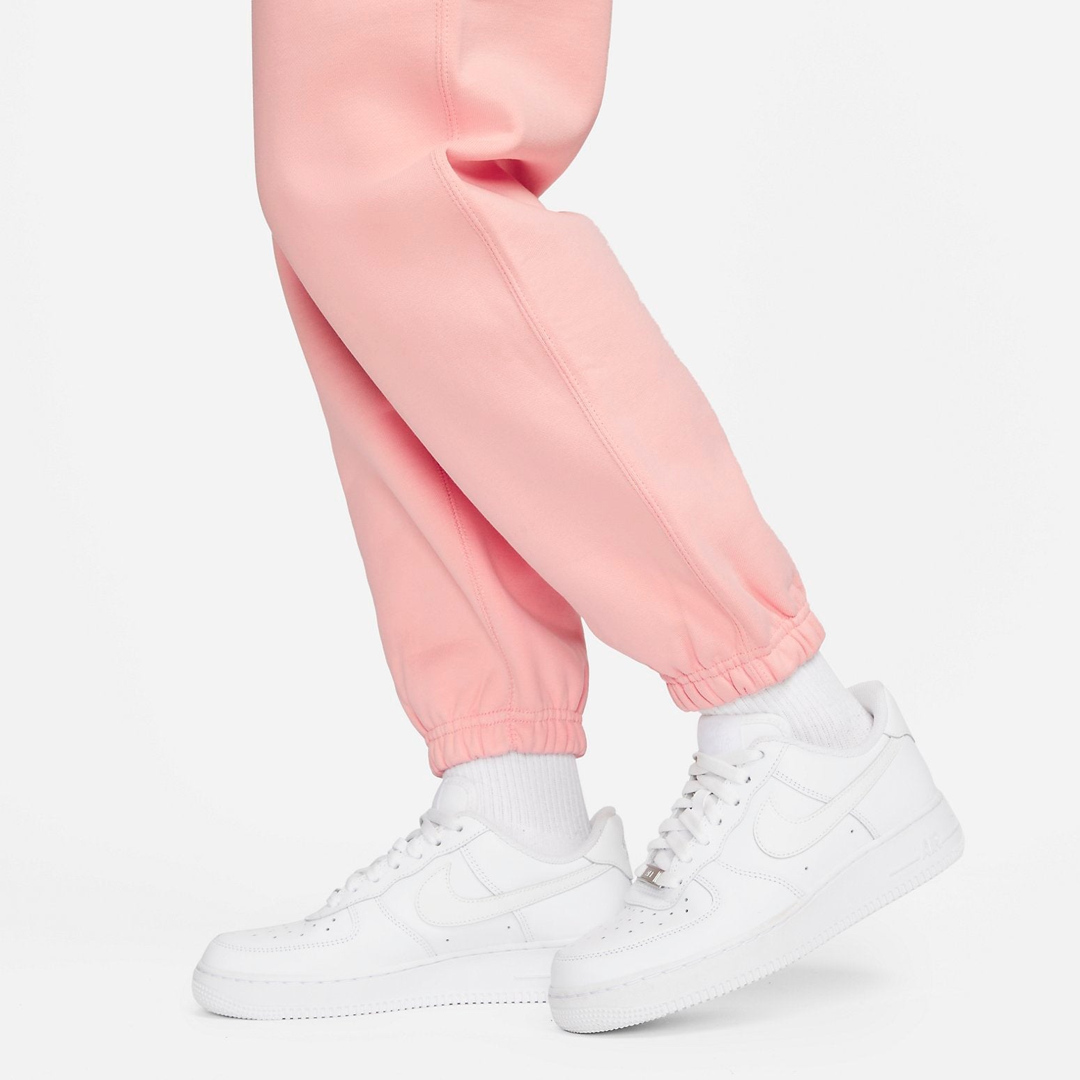 (WMNS) NikeLab Solo Swoosh Fleece Sweatpants Asia Sizing 'Pink' DA0334-697