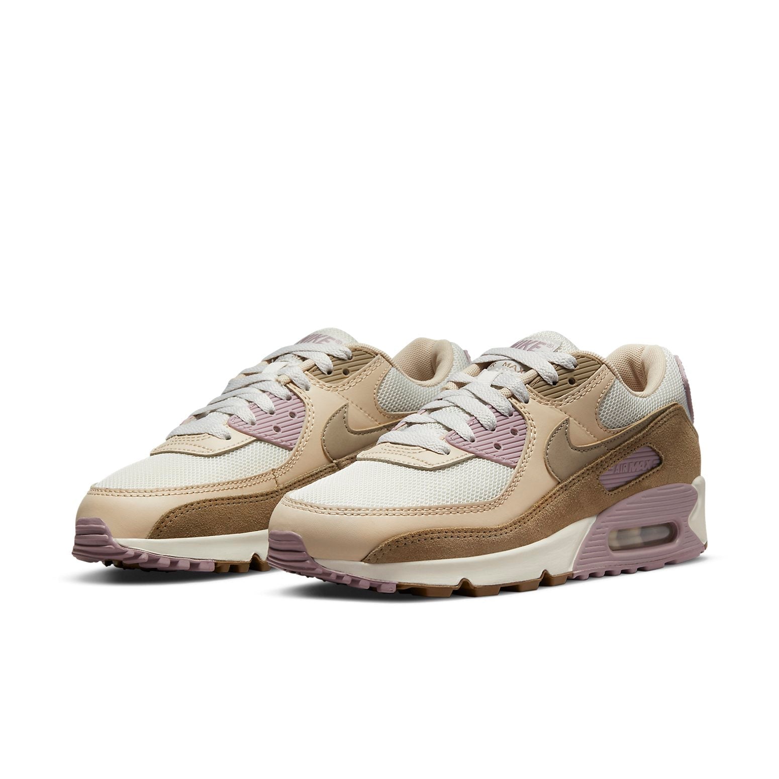 (WMNS) Nike Air Max 90 'Brown Kelp Light Violet Ore' DQ0885-300