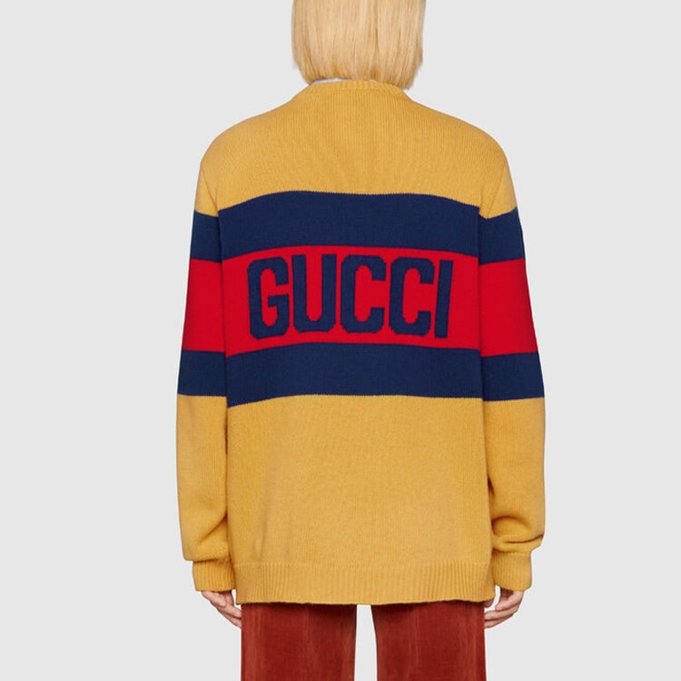 Gucci 100 Wool Sweater 'Yellow Red Blue' 676393-XKB43-7123
