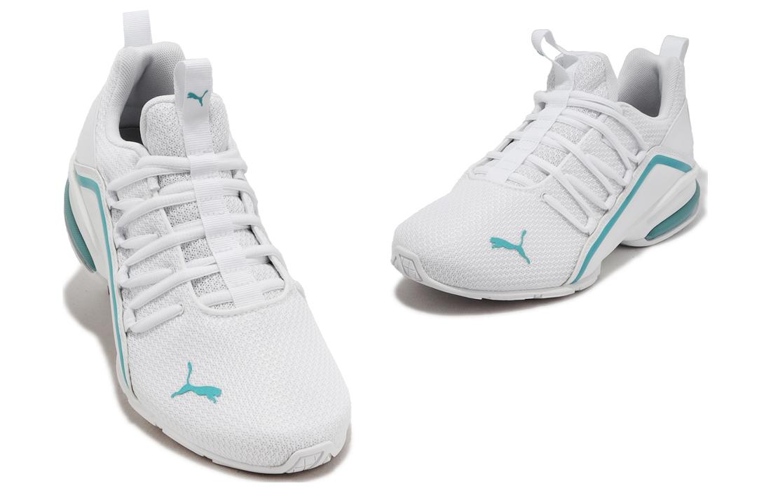 (WMNS) PUMA Axelion Metallic 'White Porcelain' 376023-06