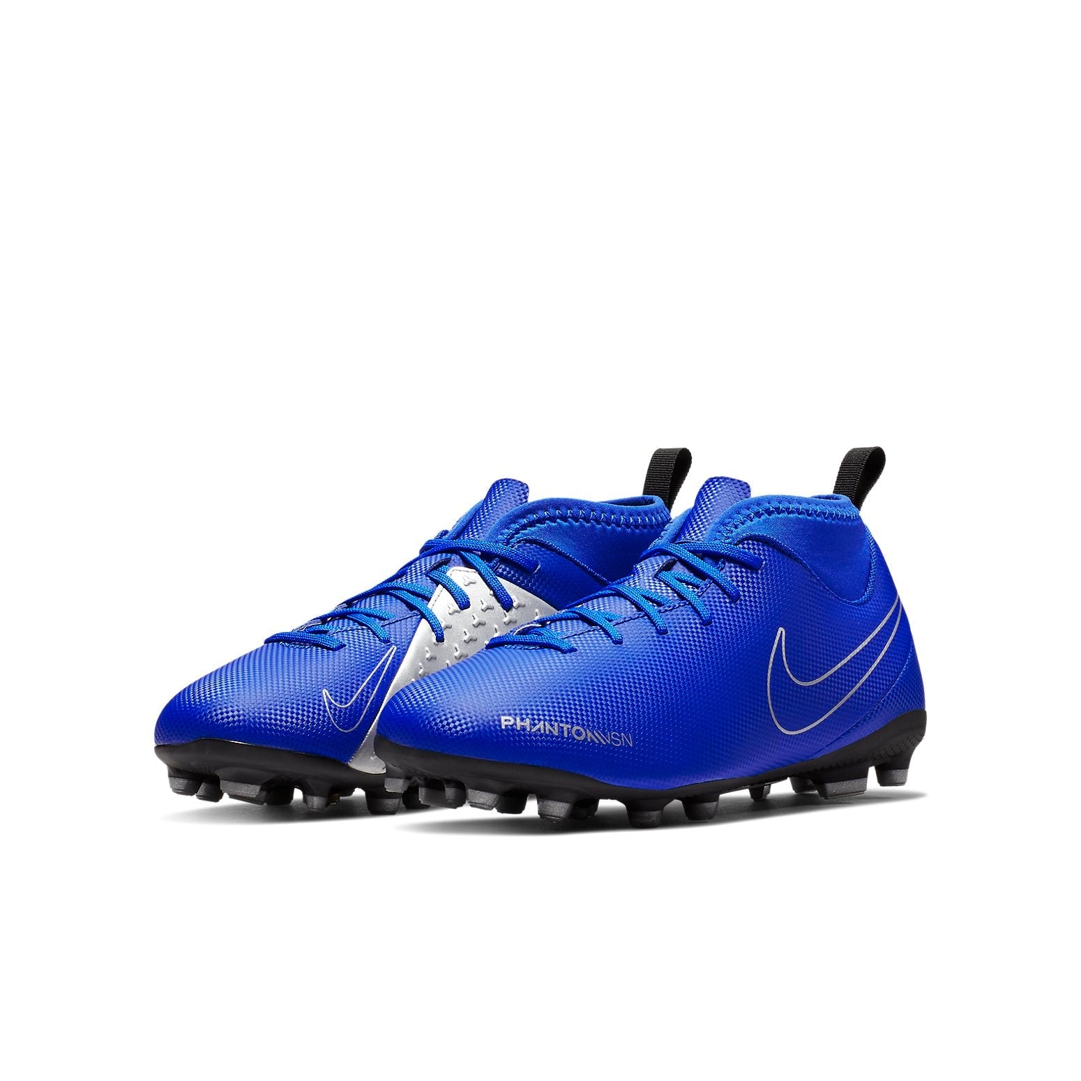 (GS) Nike Phantom Vision Club DF FG MG 'Racer Blue Metallic Silver Black' AO3288-400