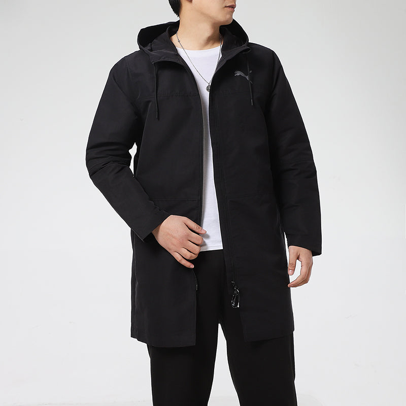 PUMA Full Sleeve Solid Jacket 'Black Grey' 588735-01