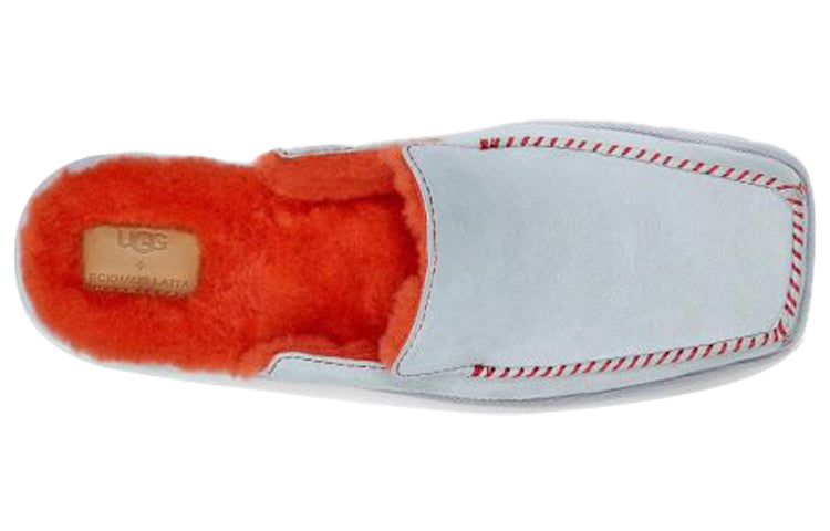 UGG Block Slide Shoe Gray Blue Orange 1109892-SGMO