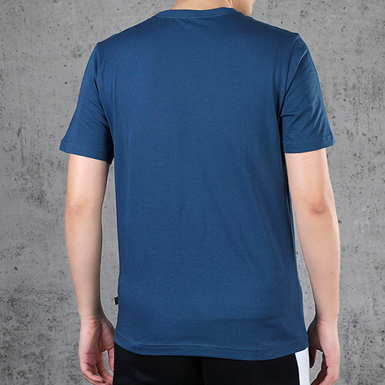 PUMA Logo Printed Short Sleeve TEE Blue 583843-43