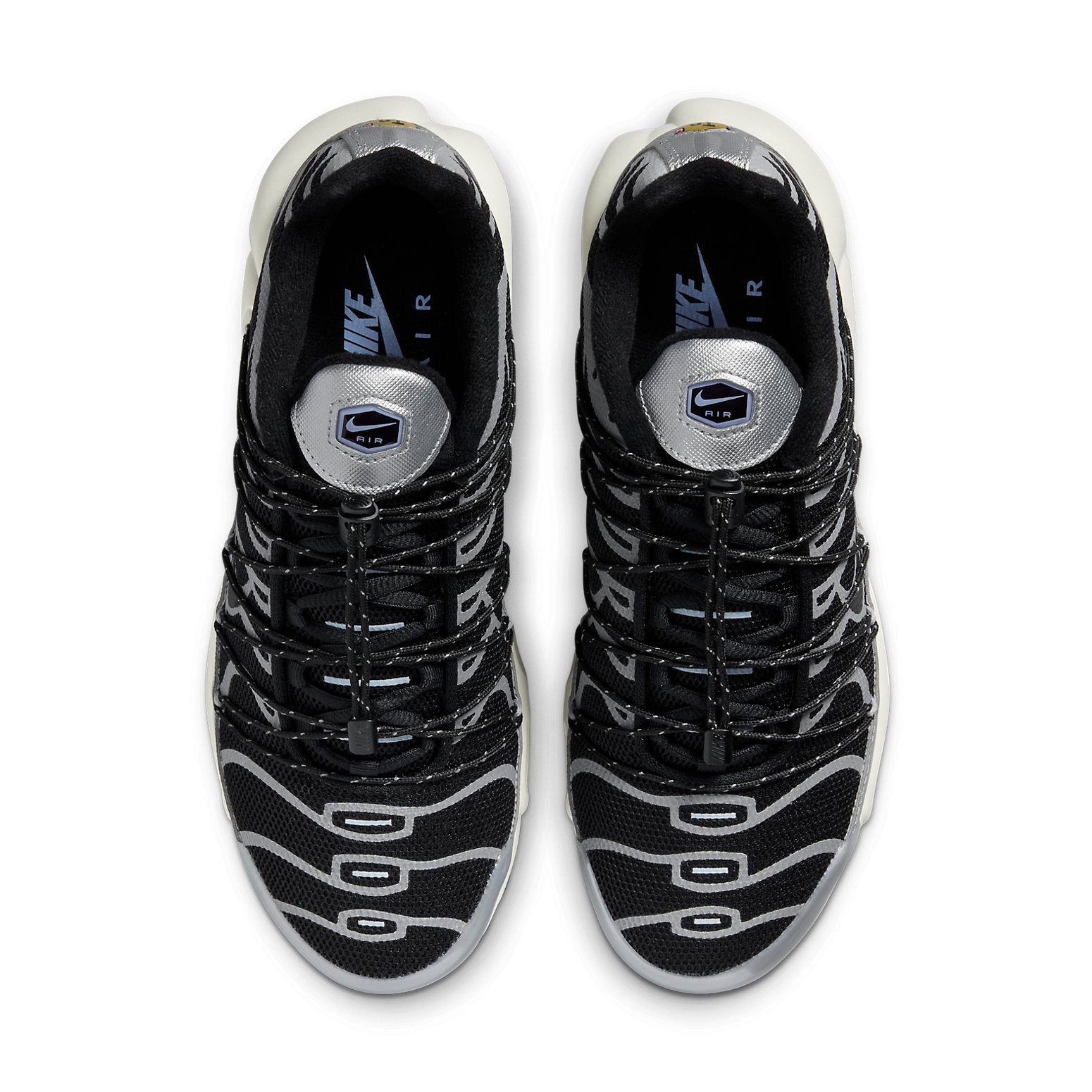 (WMNS) Nike Air Max Plus 'Lace Toggle - Black Metallic Silver' FD0799-001