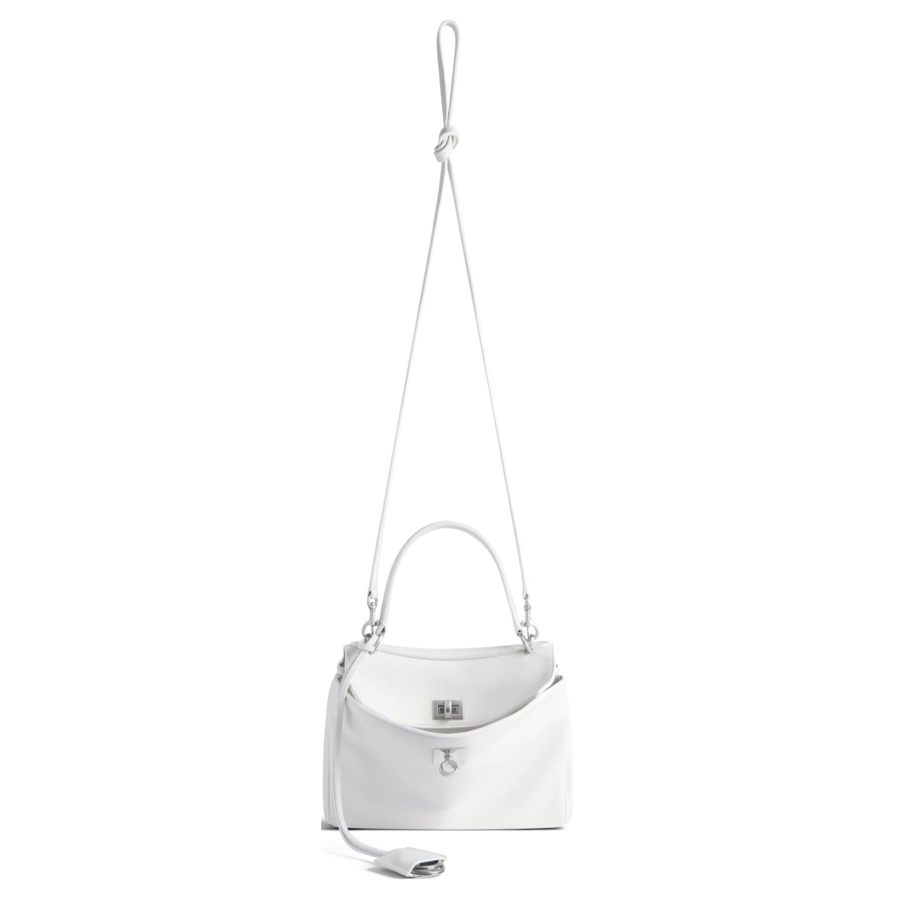 (WMNS) Balenciaga Rodeo Mini Handbag 'White' 7954562AA4U9001