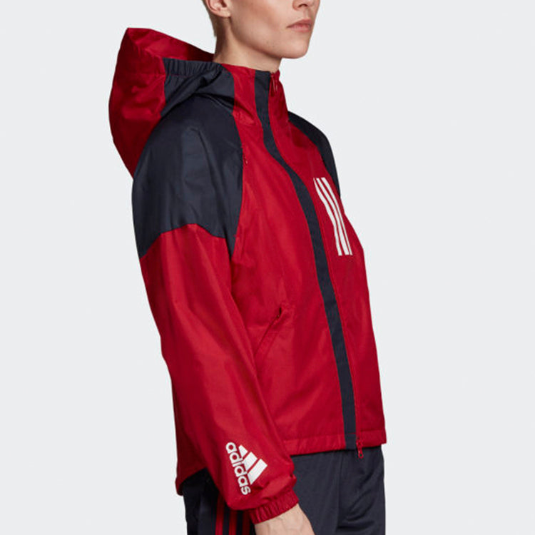 (WMNS) adidas W.N.D. Water-repellent Jacket Red FH6662