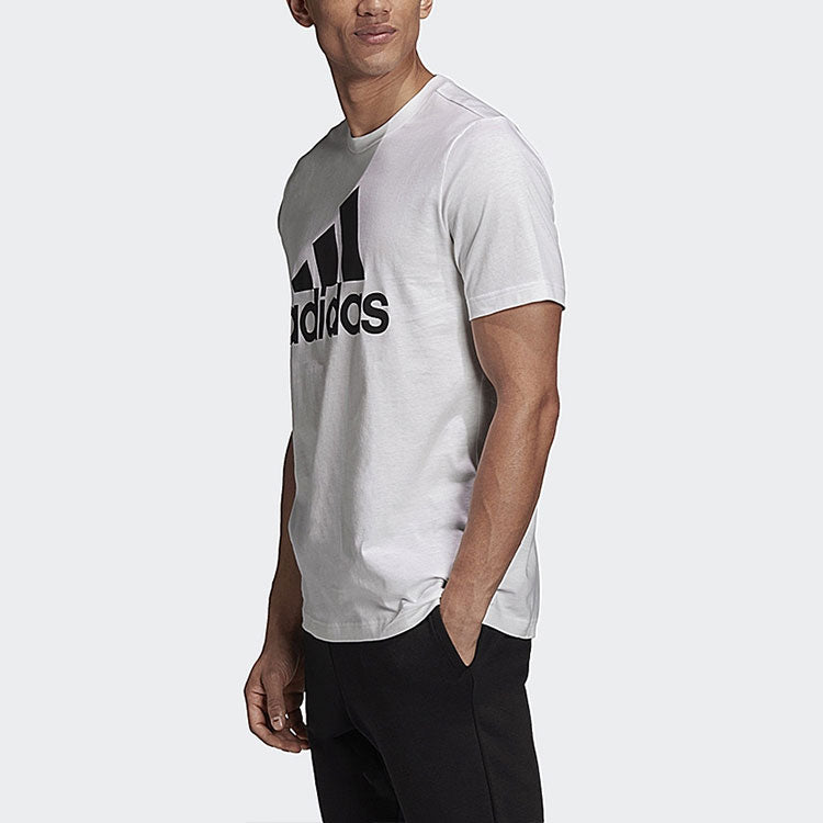 adidas Mh Bos Tee Letter Short-sleeve Tee Men White GC7348