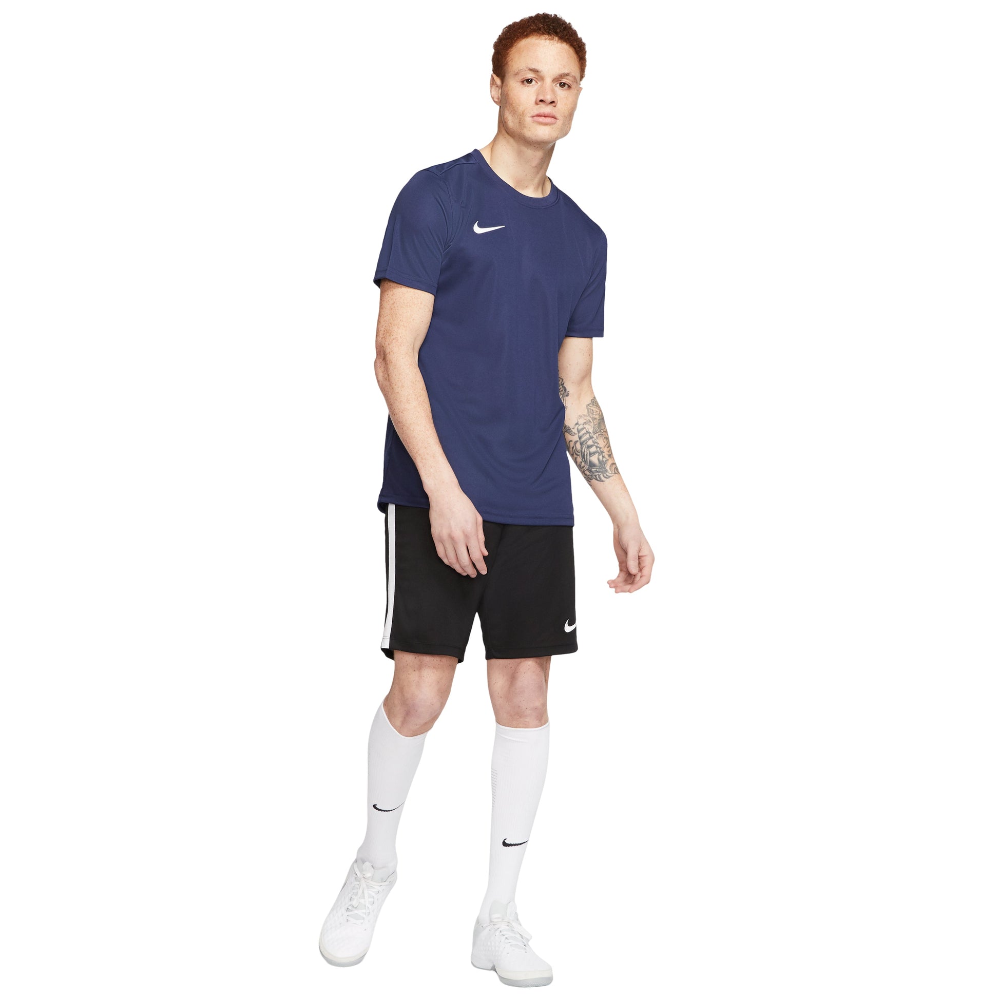 Men's Nike Dri-FIT Logo Printing Round Neck Pullover Short Sleeve Us Edition T-Shirt BV6708-410
