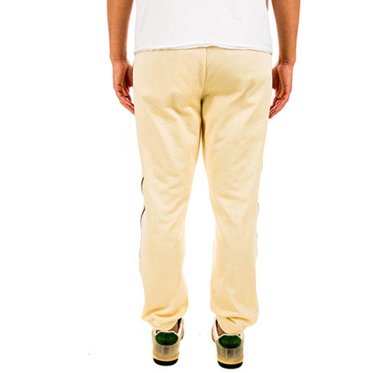 Gucci Strappy Side Striped Sweatpants For Men Beige 599356-XJB1N-9192