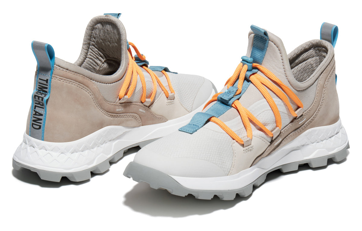 Timberland Brooklyn Leather and Fabric Oxford Trainers 'Light Beige Mesh' A2HSZK51