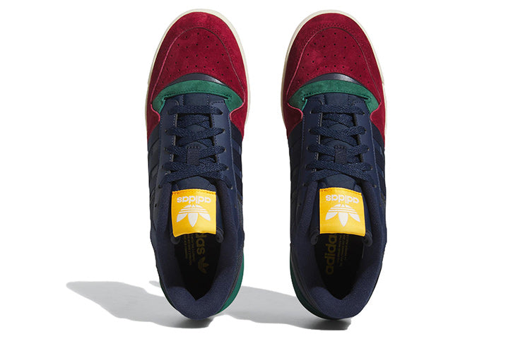 adidas Forum Exhibit Low 2.0 'Collegiate Navy Burgundy Green' HQ7116