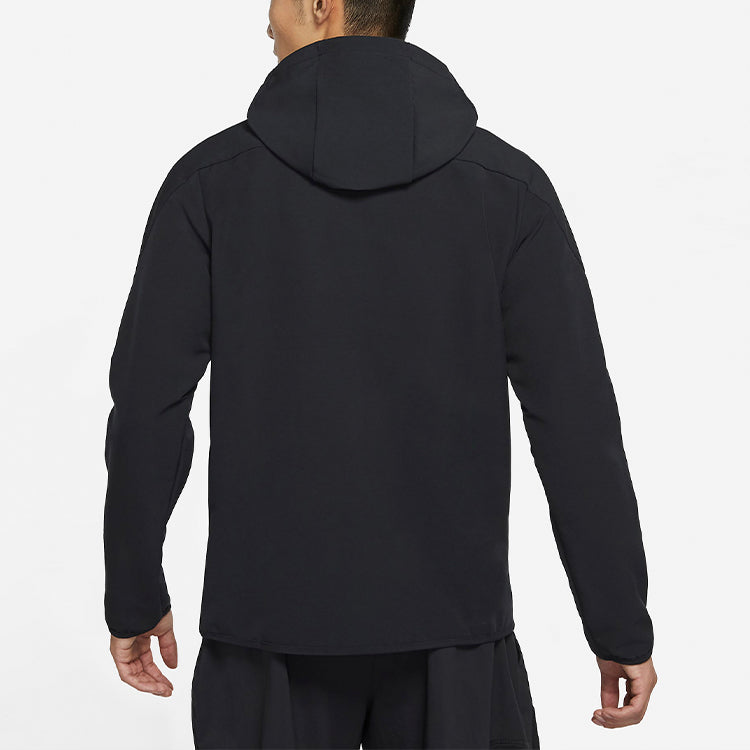 Men's Nike Pro Zipper Cardigan Training Black CZ1511-010