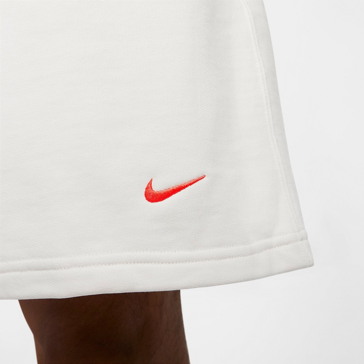 Nike Solo Swoosh French Terry Shorts 'White' DX0818-030