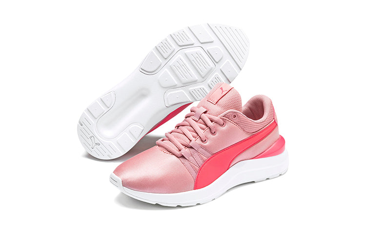 PUMA Adela Satin Jr K Shoes Pink/White 369086-05