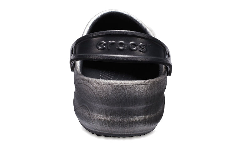 Crocs Bistro Graphic Clogs 'Silver Black' 204044-041