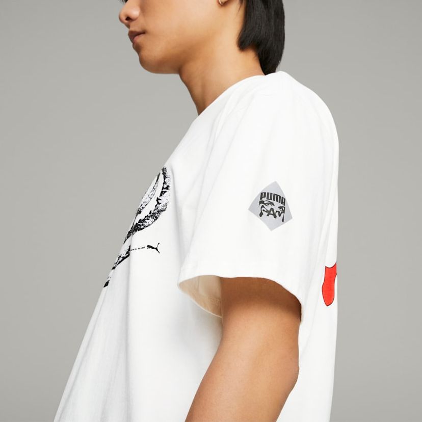 PUMA X Perks And Mini Graphic T-Shirt 'White' 538810-02