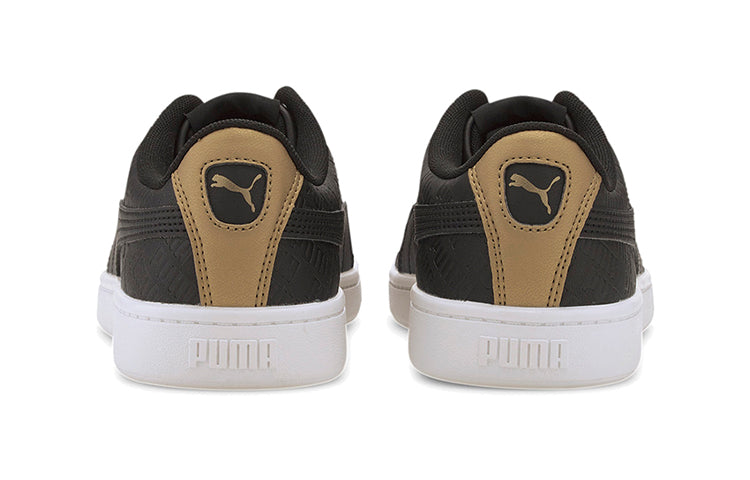 (WMNS) PUMA Vikky V2 Sig 'Black White Gold' 373226-02