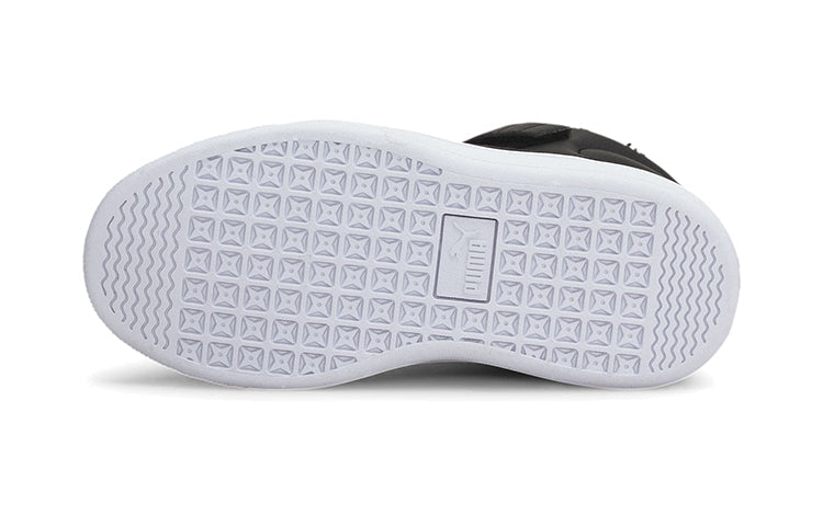 (PS) PUMA Vikky V2 Mid Fur Fleeced Casual Board ShoesBlack/White 370623-03