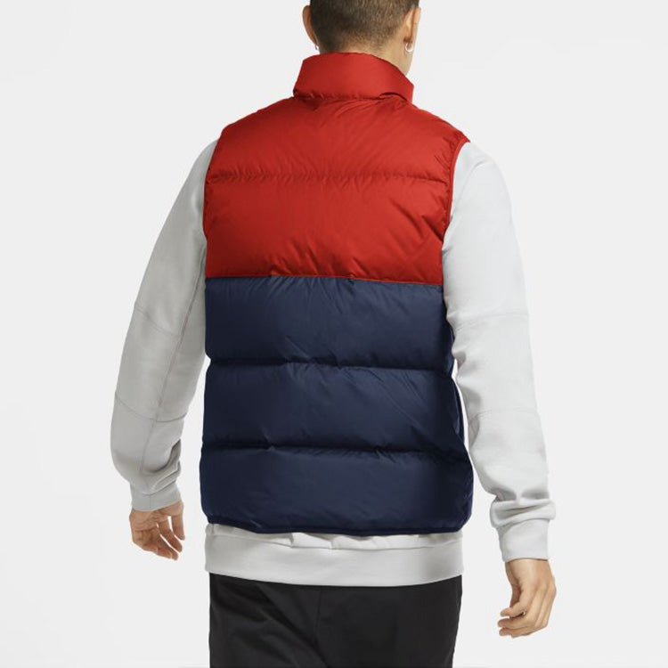 Nike Nsw dwn fil wr vest shld Colorblock Down Vest Blue Red CU4415-673